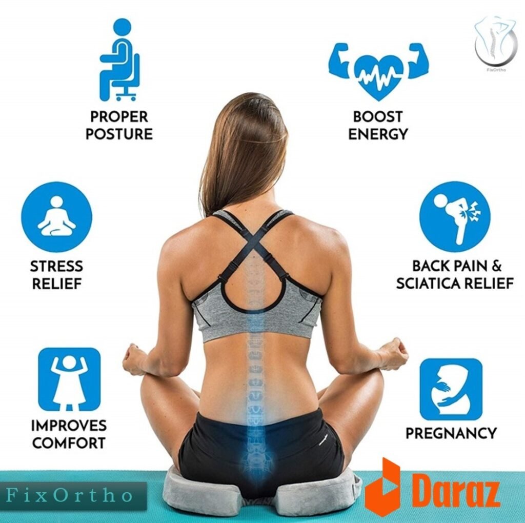FixOrtho Coccyx Seat Cushion